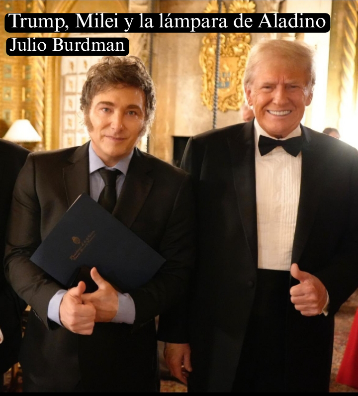 Trump, Milei y Aladino